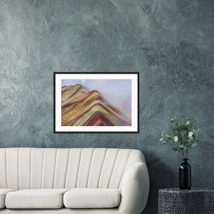 Rainbow Mountain—Framed prints